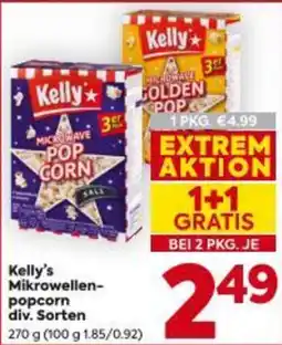 Billa Kelly's Mikrowellen- popcorn Angebot