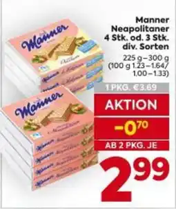 Billa Manner Neapolitaner Angebot