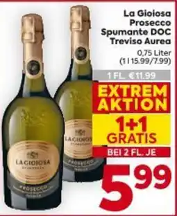 Billa La Gioiosa Prosecco Spumante DOC Treviso Aurea Angebot