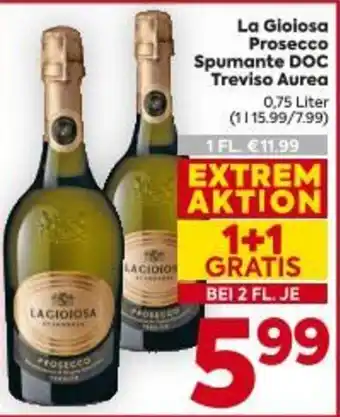 Billa La Gioiosa Prosecco Spumante DOC Treviso Aurea Angebot