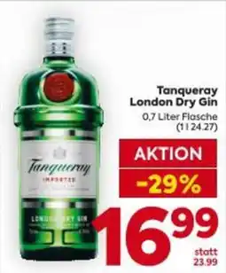 Billa Tanqueray london dry gin Angebot