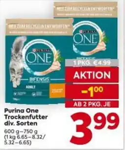 Billa Purina One Trockenfutter Angebot