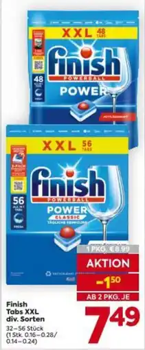 Billa Finish Tabs XXL Angebot