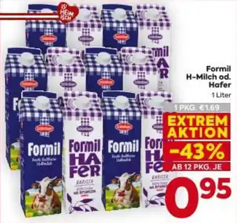 Billa Formil H-Milch od. Hafer Angebot