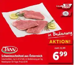 Interspar Schweinsschnitzel aus Österreich Angebot