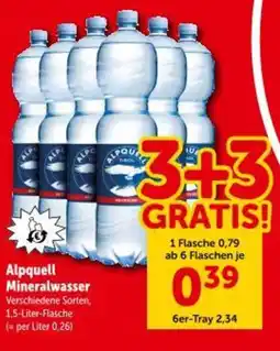 Interspar Alpquell Mineralwasser Angebot