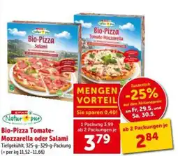 Interspar Bio-Pizza Tomate-Mozzarella oder salami Angebot