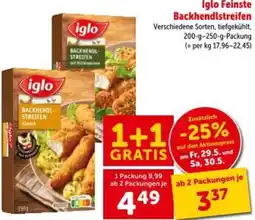 Interspar Iglo Feinste Backhendistreifen Angebot