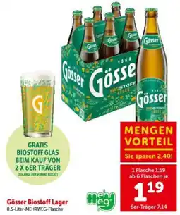 Interspar Gösser Biostoff Lager Angebot