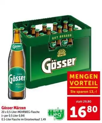 Interspar Gösser Märzen Angebot