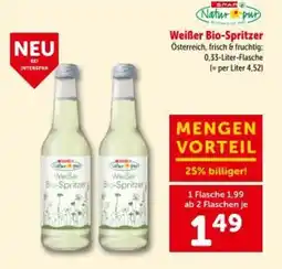 Interspar Weißer Bio-Spritzer Angebot