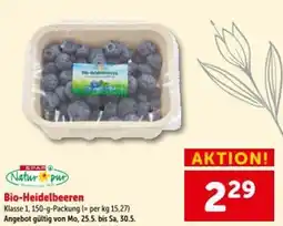 Interspar Bio-Heidelbeeren Angebot