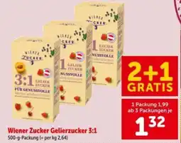 Interspar Wiener Zucker Gelierzucker 3:1 Angebot