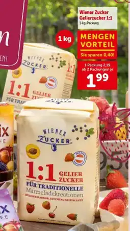 Interspar Wiener Zucker Gelierzucker 1:1 Angebot
