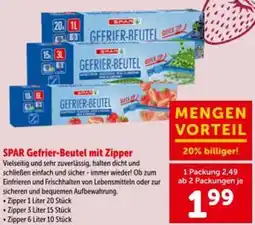 Interspar Spar gefrier-beutel mit zipper Angebot
