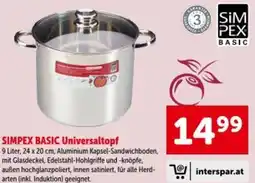 Interspar Simpex basic universaltopf Angebot