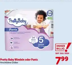 Interspar Pretty Baby Windeln oder Pants Angebot