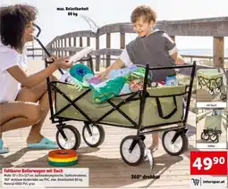 Interspar Faltbarer bollerwagen mit dach Angebot