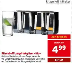 Interspar Ritzenhoff Longdrinkgläser Vio Angebot