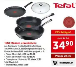 Interspar Tefal Pfannen Excellence Angebot