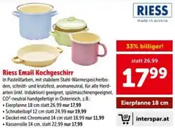 Interspar Riess Email Kochgeschirr Angebot