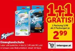 Interspar Einweghandschuhe Angebot