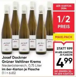 Maximarkt Josef Dockner Grüner Veltliner Krems Angebot