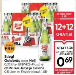 Maximarkt Stiegl Goldbräu oder Hell Angebot