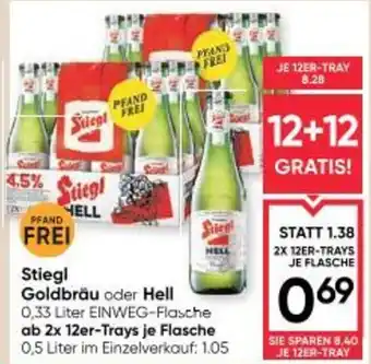 Stiegl Goldbräu oder Hell