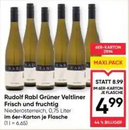 Maximarkt Rudolf Rabl Grüner Veltliner Frisch und fruchtig Angebot