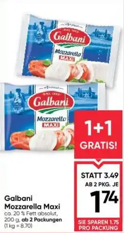 Maximarkt Galbani Mozzarella Maxi Angebot