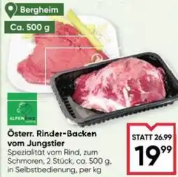 Maximarkt Österr Rinder-Backen vom Jungstier Angebot