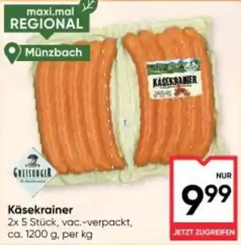 Maximarkt Käsekrainer Angebot