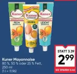 Maximarkt Kuner Mayonnaise Angebot