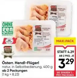 Maximarkt Österr Hendl-Flügerl Angebot