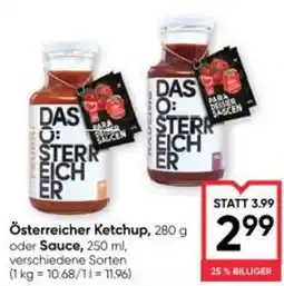 Maximarkt Österreicher Ketchup oder Sauce Angebot