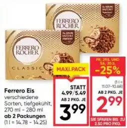 Maximarkt Ferrero Eis Angebot
