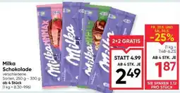 Maximarkt Milka Schokolade Angebot