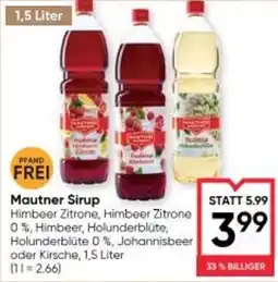 Maximarkt Mautner Sirup Angebot