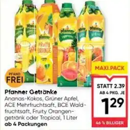 Maximarkt Pfanner Getränke Angebot