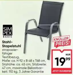 Maximarkt Stahl- Stapelstuhl Angebot
