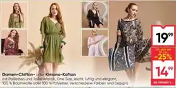 Maximarkt Damen-Chiffon- oder Kimono-Kaftan Angebot