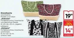 Maximarkt Strandtasche Ambrosia, Katiuscia Angebot
