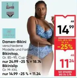 Maximarkt Damen-Bikini, Bikinitop, Bikinislip Angebot