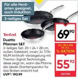 Maximarkt Tefal Duetto Pfannen SET Angebot