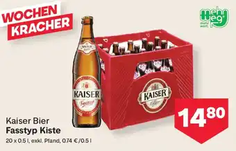 MPreis Kaiser Bier Fasstyp Kiste Angebot