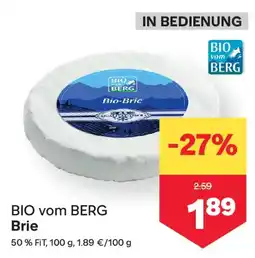 MPreis BIO vom BERG Brie Angebot