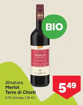 MPreis Alnatura Merlot Terre di Chieti Angebot