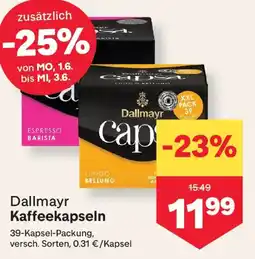 MPreis Dallmayr Kaffeekapseln Angebot