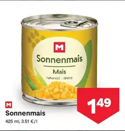 MPreis Sonnenmais Angebot